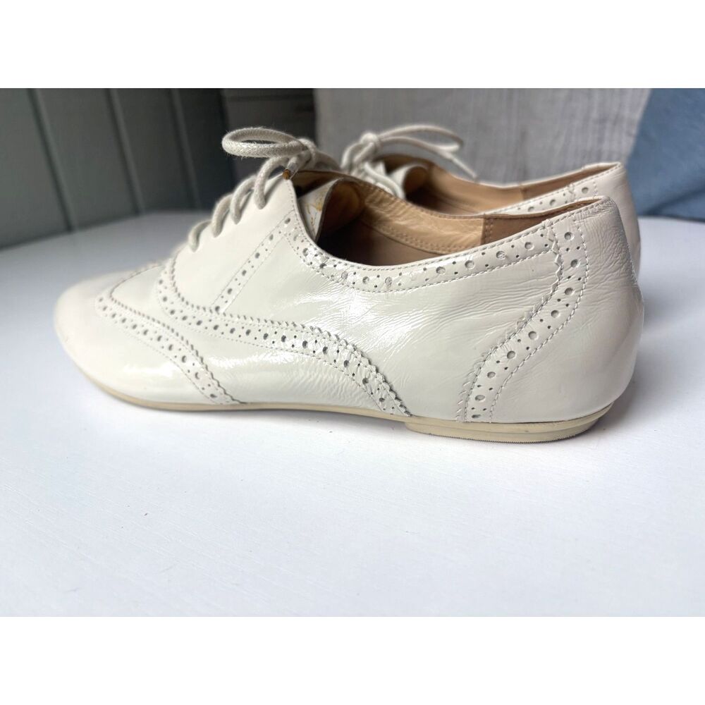 Cole Haan Patent Leather Wing Tip Oxford Shoes Size 9